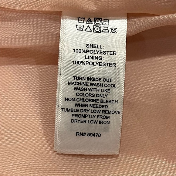 Kids Pink Trench Coat - Picture 4 of 6